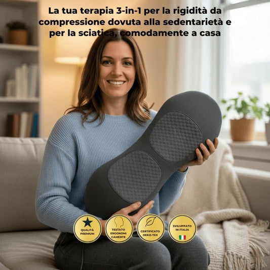 Vertebra Spinarelax™ – Massaggiatore 3-in-1 per Schiena, Collo e Colonna Vertebrale